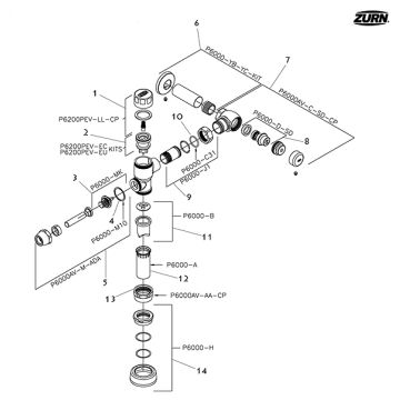 Z6200PEV EcoVantage Parts Breakdown