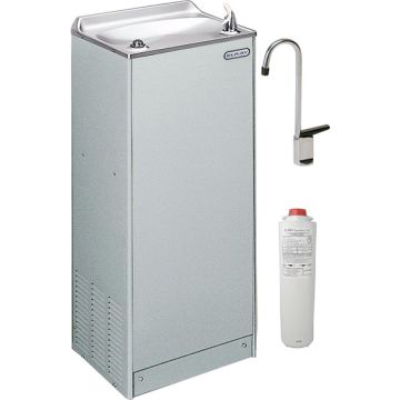 Elkay LFAE14SF1Z Filtered Stainless Steel Drinking Fountain with Glass Filler