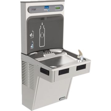 Elkay EZH2O EMABF8WSSK Stainless Steel Drinking Fountain with Bottle Filler