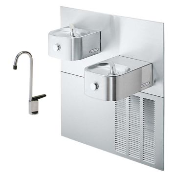 Elkay ERFP28FK In-Wall Dual Drinking Fountain with Glass Filler