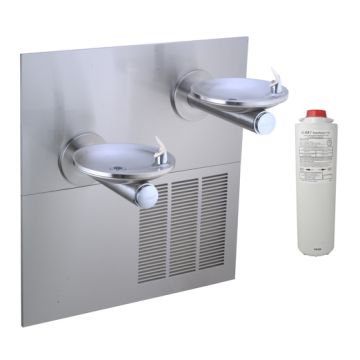 Elkay LRPB28RAK Filtered In-Wall Dual Drinking Fountain