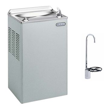 Elkay EWA4SF1Z Stainless Steel Drinking Fountain with Glass Filler (Discontinued)