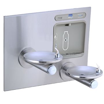 Elkay EZWS-EDFPBM117K SwirlFlo  NON-REFRIGERATED Drinking Fountain with Integral Bottle Filling Station