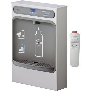 Elkay EZH2O LZWSSM GreenSpec Filtered Stainless Steel Surface Mount Bottle Filling Station