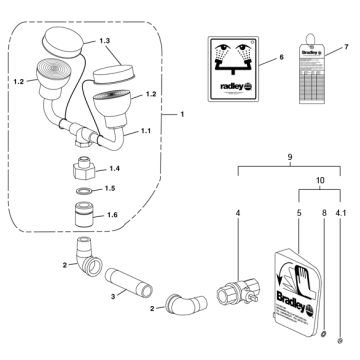 Bradley S19-240FW Parts Breakdown