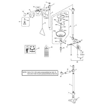 Bradley S19-310H Parts Breakdown
