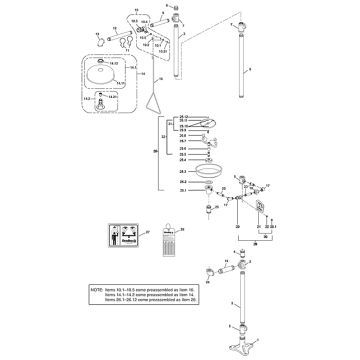 Bradley S19-310K Parts Breakdown