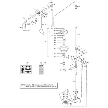 Bradley S19-310SS Parts Breakdown