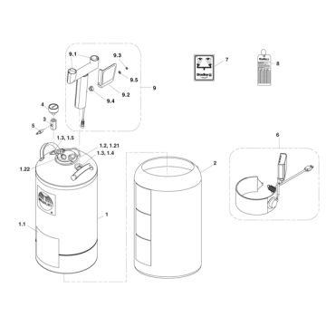 Bradley S19-690H Parts Breakdown