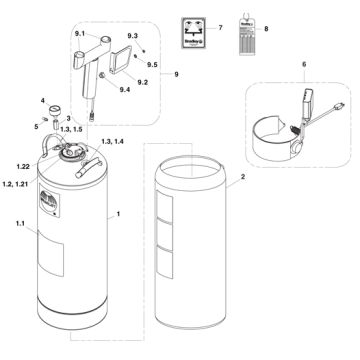 Bradley S19-788H Parts Breakdown