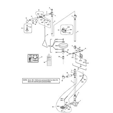 Bradley S19-310AC Parts Breakdown