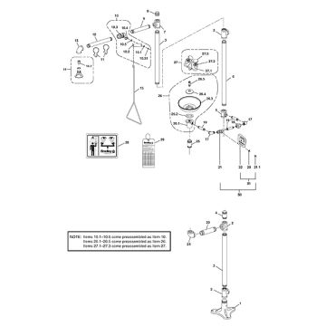 Bradley S19-310FW Parts Breakdown