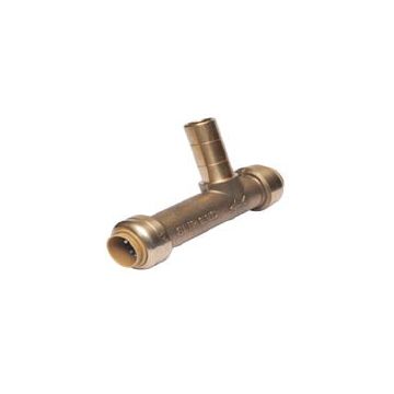 SharkBite U4482LF Slip Tee Adapter 1/2" x 1/2" CTS x 1/2" - Lead Free