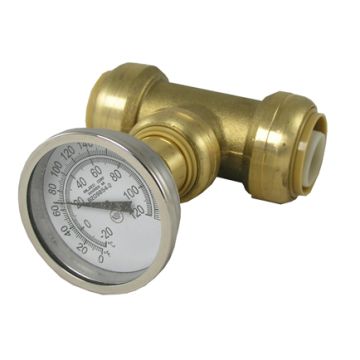 SharkBite 22775 Temperature Gauge (with 1" Tee)
