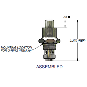 Zurn G67948 Self Closing Valve (Lead Free) For Z851/Z855