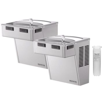 Halsey Taylor HAC8FS-BL-WF-PV Filtered Dual Drinking Fountain 