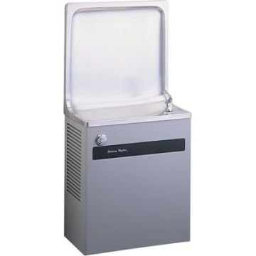 Halsey Taylor HBW8A-Q-SS Stainless Steel Semi-Recessed BackSplash Drinking Fountain