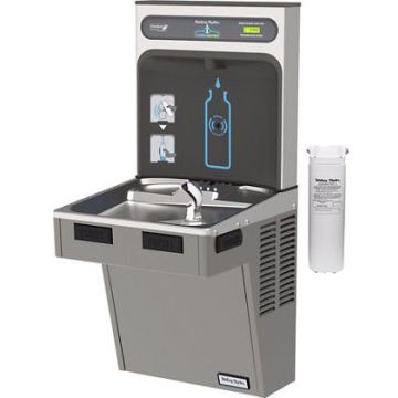 Halsey Taylor HydroBoost HTHB-HAC8WF-PV Filtered Drinking Fountain with Bottle Filler