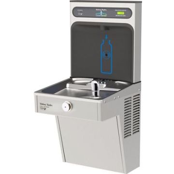 Halsey Taylor HydroBoost HTHB-HVRGRN8-NF GreenSpec Stainless Steel Drinking Fountain with Bottle Filler