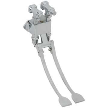 Elkay LK398C Wall Mounted Double Pedal Foot Valve