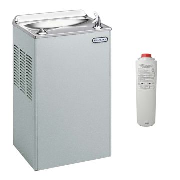 Elkay LWAE8S1Z Filtered Stainless Steel Drinking Fountain