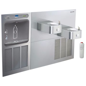 Elkay EZH2O LZWS-SS28K w/LNTEM8K Bottle Filling Station