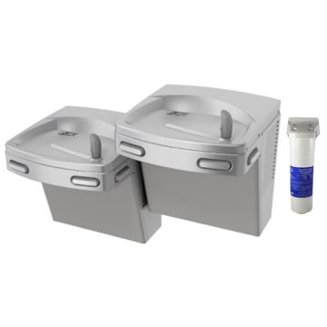 Oasis PGF8ACSL Filtered Stainless Steel Dual Drinking Fountain