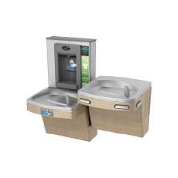 Oasis PG8EBFSLTM Sensor-Operated (lower unit only) Dual Drinking Fountain with Bottle Filler
