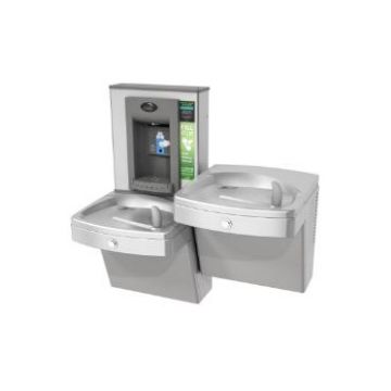Oasis PGVFSBFSL NON-REFRIGERATED Dual Drinking Fountain with Filter and Bottle Filler