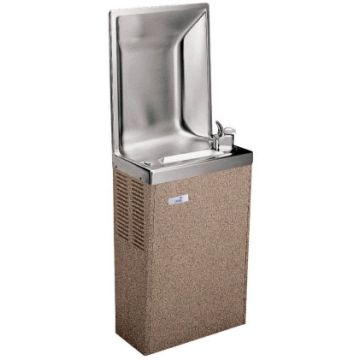 Oasis PLF8S Stainless Steel Semi-Recessed Backsplash Drinking Fountain