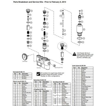 Bradley S19-2100 Parts Breakdown