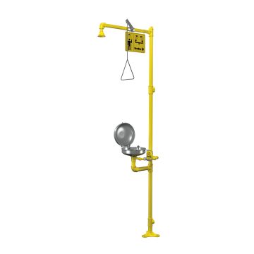 Bradley S19-310DC Combination Drench Shower & Eyewash