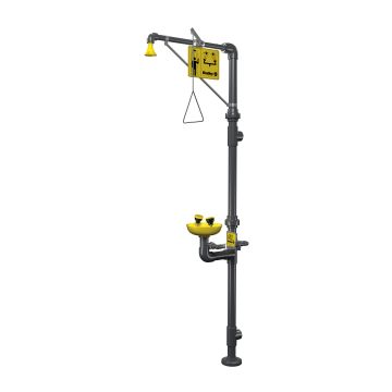 Bradley S19-310PVC Combination Drench Shower & Eye/Face Wash