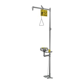 Bradley S19-310SS16 Stainless Steel Hand/Foot-Operated Eyewash