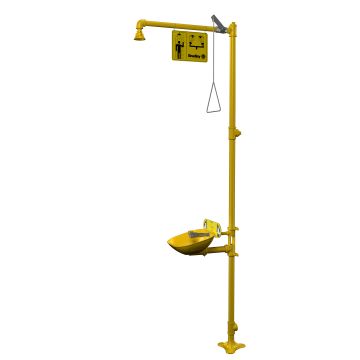 Bradley S193140A1AAAA00 Halo Combination Eyewash & Drench Shower 
