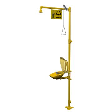Bradley S193140A1AABA00 Halo Combination Eyewash and Drench Shower 