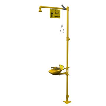 Bradley S193140A1ABAA00 Halo Combination Eyewash and Drench Shower 