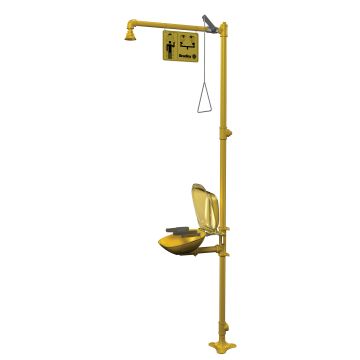 Bradley S193140A1ABBA00 Halo Combination Eyewash and Drench Shower 