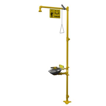Bradley S193140A1ABDA00 Halo Combination Eyewash and Drench Shower 