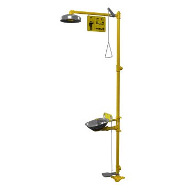 Bradley S193140A1CADC00 Halo Combination Eyewash and Drench Shower 