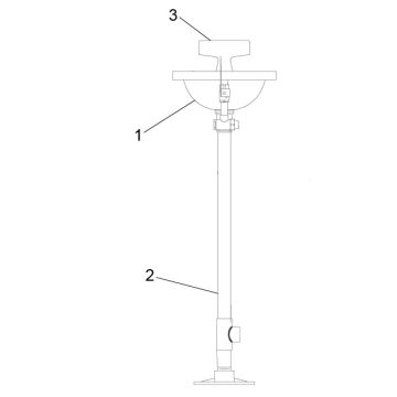 Speakman SE-421 Eye/Face Wash Parts Breakdown