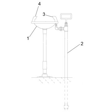 Speakman SE-440 Eye/Face Wash Parts Breakdown