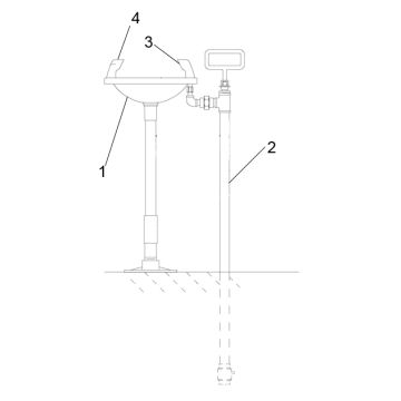 Speakman SE-441 Eye/Face Wash Parts Breakdown