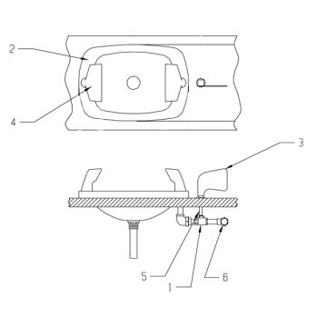 Speakman SE-460 Eye/Face Wash Parts Breakdown