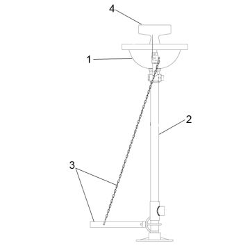 Speakman SE-480 Eye/Face Wash Parts Breakdown