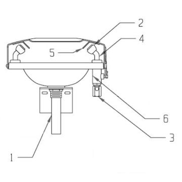 Speakman SE-505 Eyewash Parts Breakdown