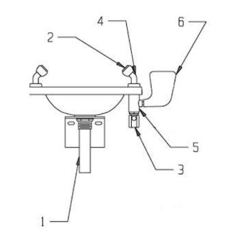 Speakman SE-506 Eyewash Parts Breakdown