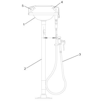 Speakman SE-535 Eyewash Parts Breakdown