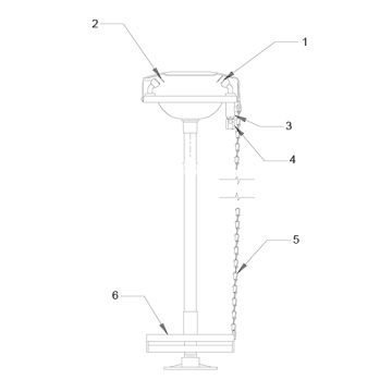Speakman SE-546 Eyewash Parts Breakdown
