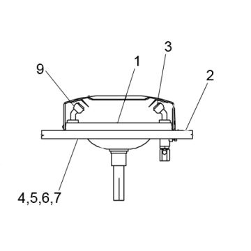 Speakman SE-565 Eyewash Parts Breakdown